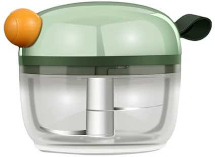 Tritatutto per aglio Mini robot da cucina frantoio in acciaio inossidabile a mano cipolla, zenzero, peperoncino taglierina manuale Fast Cut forniture da cucina portatile per uso domestico