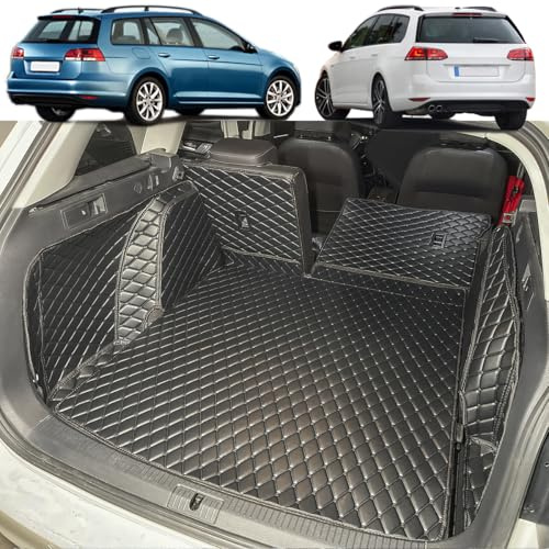 7DEEKEI Kofferraumwanne kompatibel mit VW Golf 7 Variant/Kombi 2012-2021 | Passt nur in die Kombi Variante | Kofferraummatte