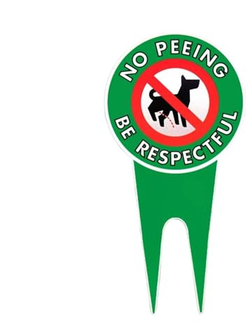 Cartello impermeabile di divieto di pipì – cartello con pali in metallo, cartello di divieto di escrementi di cani, cartelli di divieto di escrementi di cani, tappi di terra, cartelli autorevoli per