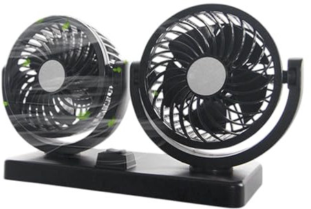 Ventilateurs de voiture soufflant d'air froid, ventilateur de voiture portable, ventilateur USB pour l'intérieur de la voiture, accessoires intérieurs, vents puissants, circulation d'air du véhicule