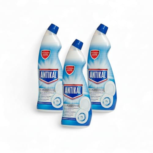 WC Reiniger Gel ANTI KAL Classic 750 ml | gegen Kalk und Urinstein | WC Reiniger für kraftvolle Reinigung (Classic 3)