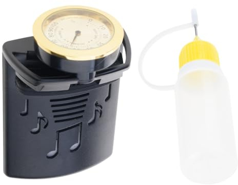 Silicone Protective Guitar Humidifier Double Water Port Function 10ml Bottle Hygrometer Perfect for Drying Analog Hygrometer Guitar Humidifier