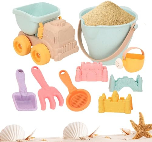 Sandbox Toys for Kids,Summer Game,Beach Bucket and Shovel Playset | for Boys Girls Preschoolers Kindergarten Daycare Summer Backyard Vacation Camping Park Playground Poolside Birthday