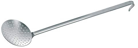 PIAZZA - Écumoire en Acier Inoxydable de Cuisine (diamètre 8 cm) avec Manche Pratique et Pratique - Louche pour Frire Les Aliments et l'écolle, Spaghetti, Noodles, Verdures