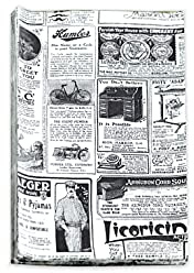 Hostelnovo - Lot de 100 papiers anti-graisse pour emballage alimentaire - Dimensions uniques 32 x 20 cm - Spécial pour les puces de panier et tout type de récipient - Papier journal