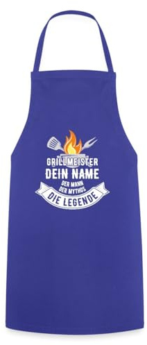 Grillschürze Grillmeister Mit Wunschname Personalisieren Kochschürze