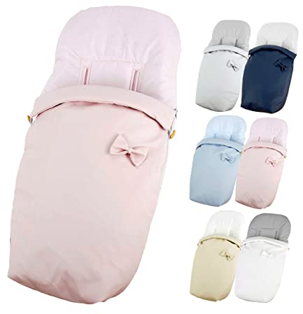 Universal-Fußsack für Kinderwagen - für Winter und Sommer als Fußsack oder Stuhlbezug - Rosa - Marke Trimatt