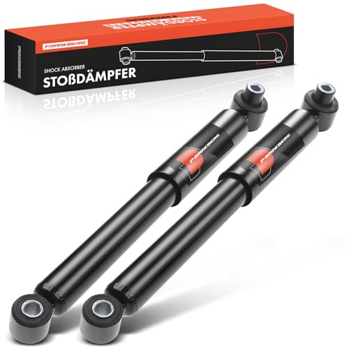 Frankberg 2x Stossdämpfer Stoßdämpfer Hinten Links Rechts 461mm Gasdruck | Kompatibel mit M.e.g.a.n.e I Klasseic LA0/1 M.e.g.a.n.e I BA0/1 Replace# 551804, 7700415822