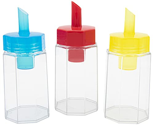Smart Home Sugar Dispensers with Auto Measuring Lids - Set of 3
