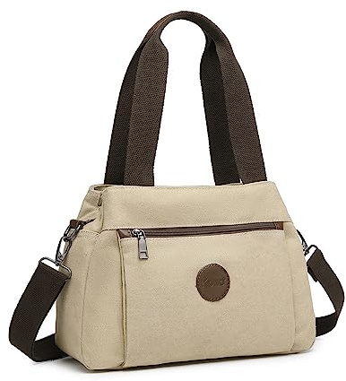 KONO Canvas Handtasche Frauen Schultertasche