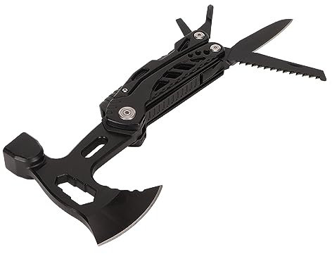 Multifunktions-Hammeraxt, Flaschenöffner, Kompakte Multifunktionsaxt, Tragbarer Ergonomischer Griff, Arbeitssparend mit Pfeife für das Überleben Beim Wandern