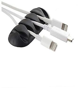 Veemoon 16 Piezas soporte para cable rieles sujetacables sujeta cables pared grapas para cables pared abrazaderas para cables organizador de cables de escritorio cable eléctrico Devanadera