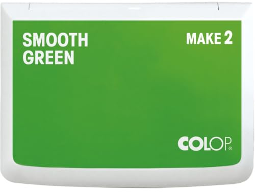 COLOP Timbri MAKE 2 Smooth Green 70 x 110 mm, cuscino per timbri tradizionali