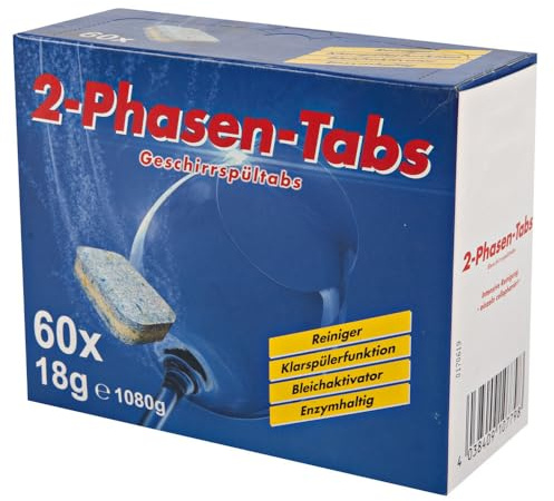 300 Stück Spülmaschinentabs 2in1, weiß, Gewicht: 60 x 18g