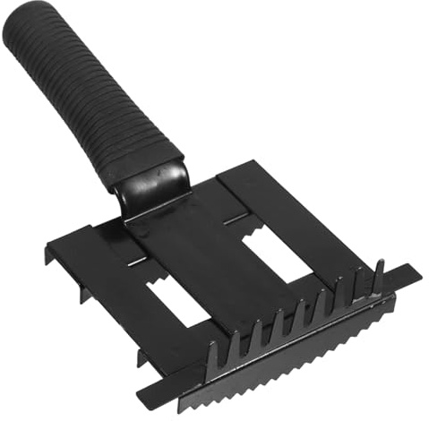 TOYANDONA Cow Hair Brush Metal Livestock Grooming Tool Cattle Cleaning Brush for Farm Animals Shedding Comb
