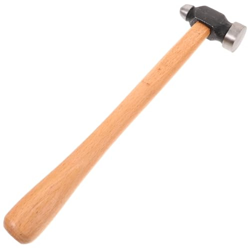 Homoyoyo Runder Holzhammer mit Holzgriff Möbelmontagehammer für Heimwerken und Holzarbeiten Leichter Klüpfel mit Hoher Härte Rutschfester Griff Langlebiges Werkzeug für Dekoration und