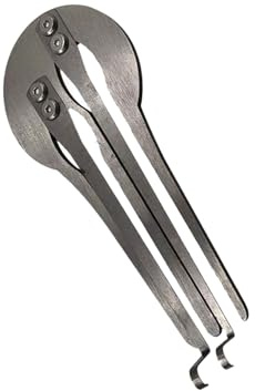 Yechiry Maultrommel, Tragbares Mini-Musikinstrument aus Messing mit Metallblättern für Kehlengesang, Volksmusik, Aufführungspraxis, Anfänger (SILVER)