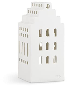 Kähler Lichthaus Manor Urbania Sammlerobjekt dänisches Design, Weiss