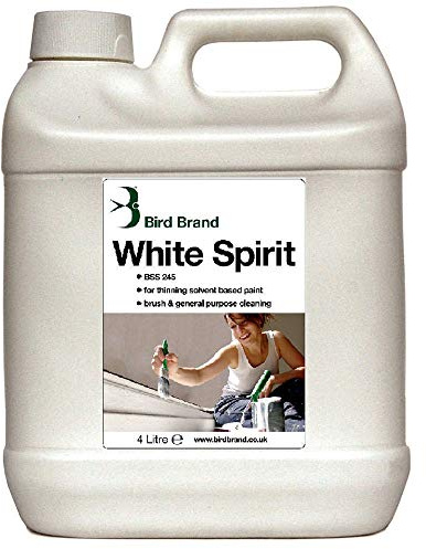 4 Litre White Spirit Stain Remover & Cleaning Agent Thinner Painting Paint Brush & General Cleaning Purpose