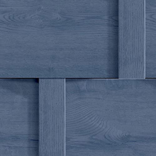 Sample 53 x 53cm Navy Wood Panel Wallpaper - Feature Wall Modern Contemporary