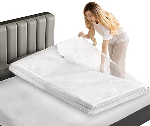 BULZEU Vakuumbeutel für Matratzen, 180 * 85CM Vakuum-Matratzenbeutel für Umzug, Vakuumbeutel Aufbewahrungstasche, Vakuum-Kompressionsbeutel, Platzsparende Vacuum Bags für Zuhause, Reise