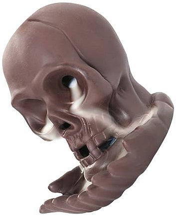Warmhm Rückfluss-räuchergefäß Halloween Totenkopf Räucherstäbchenbrenner Tisch-räuchergefäß Dekoration Mit Aromabrenner Für Räucherkegel Und Räucherstäbchen