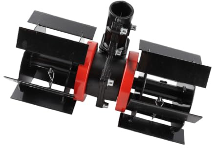 Ruota da Diserbo, Diametro 10 Cm 9 Denti Ruota Universale per Aratura Profonda in di Alluminio per Tosaerba Accessorio Scarificatore per Motozappa, Installazione Semplice,