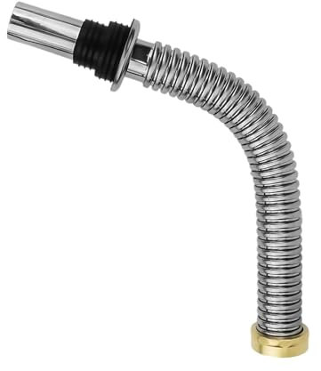 AQXYQAZZ Siphon d'évier de Cuisine en Acier Inoxydable, 40/60cm, Tuyau Flexible de vidange des déchets, Tube de Drainage rétractable for la Maison(40cm)
