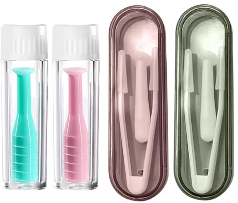 NHQZ 4 Pezzi Applicatore lenti a contatto, Ventosa lenti a contatto, Inseritore lenti a contatto