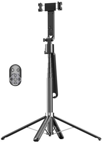Ronyme Teléfono Tripod Auto Face Tracking Práctico Interfaz de 1/4 Pulgada Selfie Stick para Cámaras Digitales