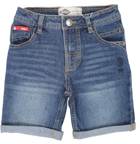 Lee Cooper, Bermudas, Pantalones Cortos, Short, niño, niña, Azul, Talla 10A - GLC111 BJ S1-10A