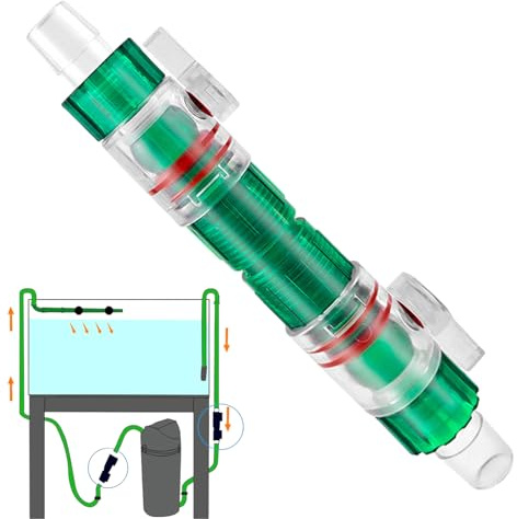 kdkskss Aquariumschlauchventil - 16/22 -mm -Tankfilteranschlussadapter Mit Schnellfreisetzungsgriff, Aquariumluftpumpenstromregelventil Für Frischwasser Und Salzwasser - 16 Mm
