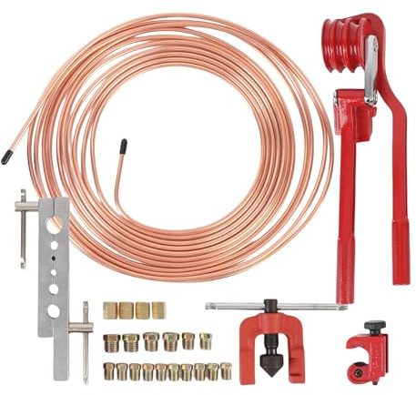 Utensile da svasare | Set di taglio per tubi in rame | Svasatore multiuso 5 mm per riparazione auto, rimorchio, tubature industriali, idrauliche, motociclette