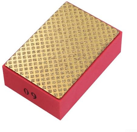 Emery Hand Polishing Block with Multiple Grit Options 60/100/200/400 for Sanding and Grinding Tile, Glass, Stone, Marble and Other Surfaces(60Grit)