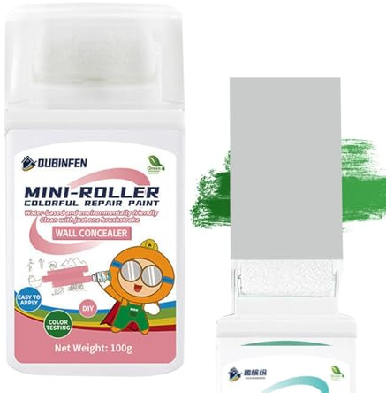 Liten färgrulle, uppfräschad liten rullborste med färg | Säker tvättbar 2