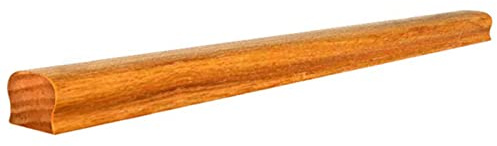 Barandilla de metal negro ajustable for escalera - Barandilla de acero resistente con pasamanos de madera for uso en interiores y exteriores(Handrail Length 160cm/63in)