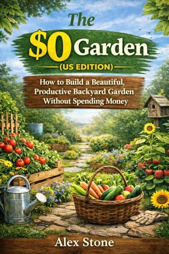 The $0 Garden (US Edition): How to Build a Beautiful, Productive Backyard Garden Without Spending Money (Financial Insight — Concise Series)