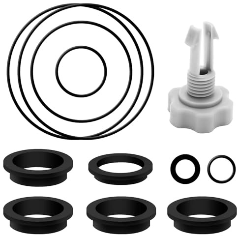 MplehDa Bomba de filtro de arena Piezas de repuesto para Intex, sistema de filtro de arena, accesorios para piscina Intex 25013, juntas, bombas de filtro de arena, 1 válvula de purga de aire y 11