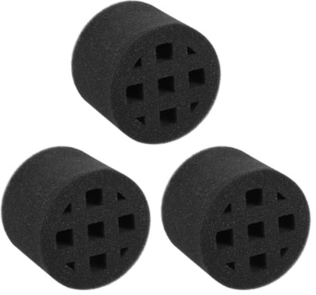 QUARKZMAN Élément D'Insonorisation De Conduit En Ligne 100mm/4 Noir 3Pcs | Mousse Élastique Réductrice De Bruit Pour Conduits, Accessoires D'Insonorisation, Pour Tuyaux De Ventilation