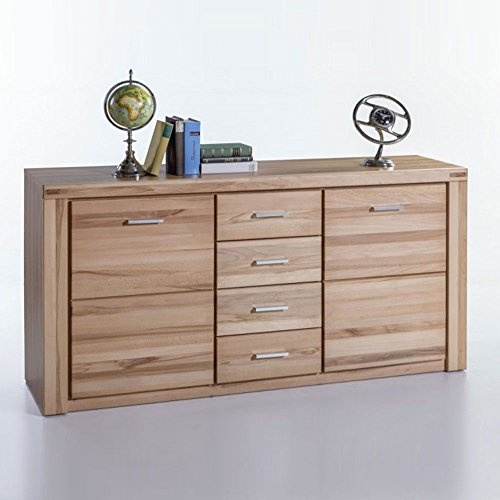moebelstore24 Sideboard Kommode Taber Kernbuche Teilmassiv