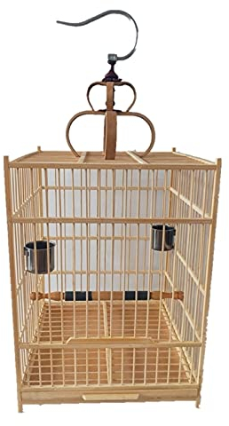 Vogelvoliere vogelkäfige Großer Vogelkäfig hängen Outdoor Indoor Square Handgemachte chinesische Art Aviary Käfig Pet Vogel Zubehör Vogelhaus