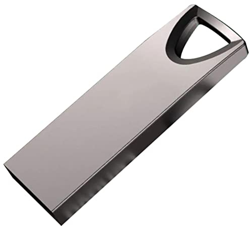 Yunmiao Llavero Flash Drive,Memoria portátiles para computadoras | 32 o 64GB Metal USB 2.0 Flash Stick Pen Thumb Key Drive U Disco