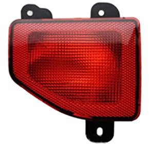 JQUAL Rücklicht Für Jeep Wrangler JL Nebelschlussleuchtengehäuse 2018 2019 2020 2021, Auto-Heckstoßstange Nebelschlussleuchte Autozubehör