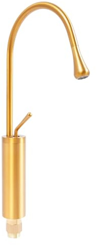 LUNICASHA Waschtischarmatur Hoch Wasserhahn Bad Armatur 360° Drehbar Waschbecken Armaturen Waschtisch Armatur Hoher Waschbecken Einhebelmischer für Badezimmer und Küche Gold