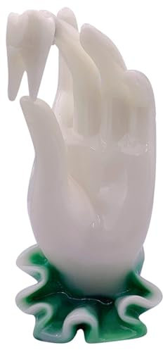 LKYLVEE Zahnarzt Figur Zähne Dental Extraktion Handwerk Skulptur Dekorationen für Zahnärzte Dental Office Zahndekor Geschenke (Weiß)
