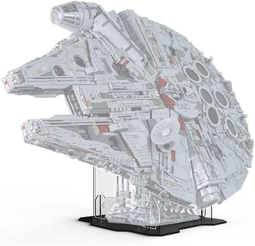 KeKeDuo Millennium Falcon Acryl Ständer, 5mm Display Ständer für 75192 Millennium Falcon