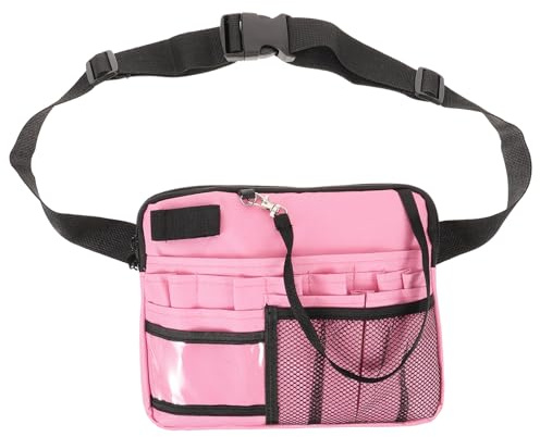 Gadpiparty Krankenschwester Bauchtasche Rosa Werkzeugtasche Hüftgurt Ergonomisch Multifunktional Für Pflege Instrumente Klinik Praxis