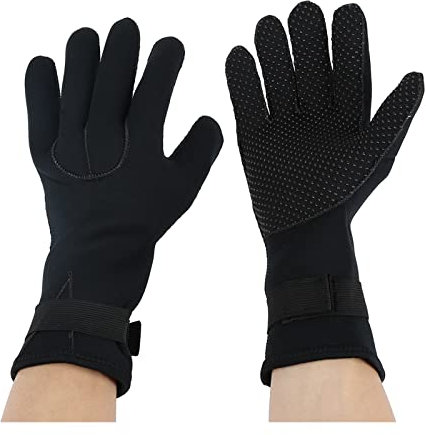 nmbhus 3MM Neopren Schwimmen Tauchen Tauchen Schnorcheln Surfen Speerfischen Wassersport Handschuhe Winterschwimmen Warme Fäustlinge (Size : M)