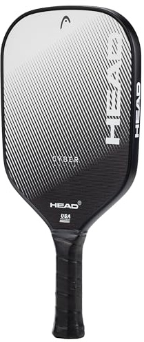 HEAD Cyber Elite Raqueta de Pickleball, Blanco-Negro