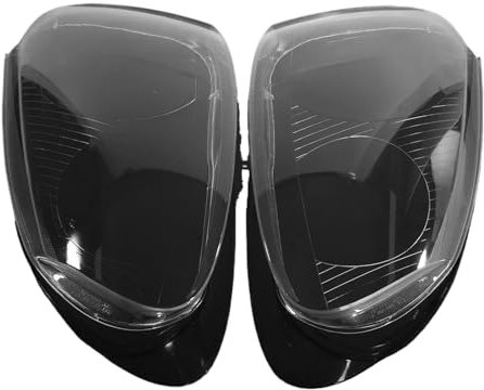 Links/Rechts Kompatibel for Golf 5 MK5 GTI 2005-2009 Frontscheinwerfer Linsenabdeckung Auto Transparenter Lampenschirm Klare Scheinwerferschale(Left)